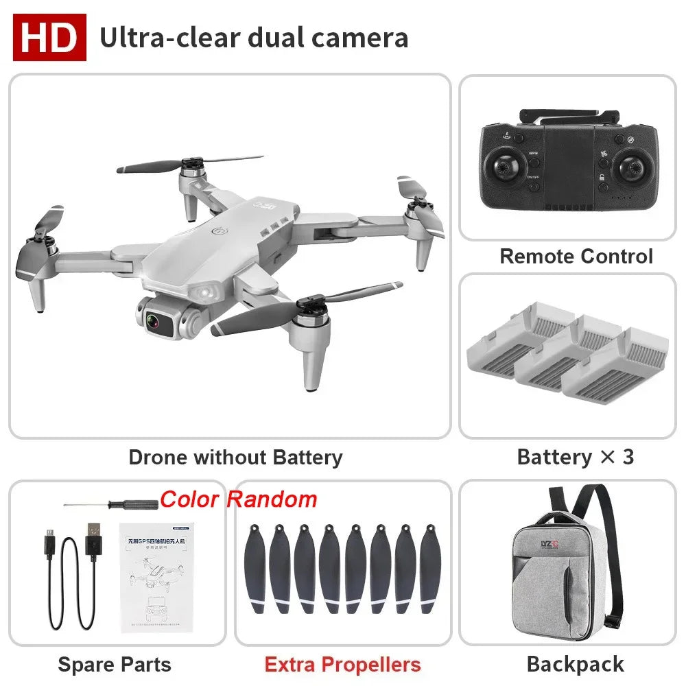 Drone L900 Pro 4K Professional 5G GPS HD Dual Camera Photography Brushless Foldable Quadcopter RC Distance 1.2KM Drones Toys