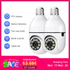 2Pc Ease Life APP-Light Bulb Security Cameras Outdoor Wireless WiFi Camera 5GHz, 360 Degree, E27 Light Socket Screw In Securi
