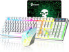 MAMBASNAKE x KUIYN T6 Wired Gaming Keyboard and Mouse Combo with Rainbow LED Backlight