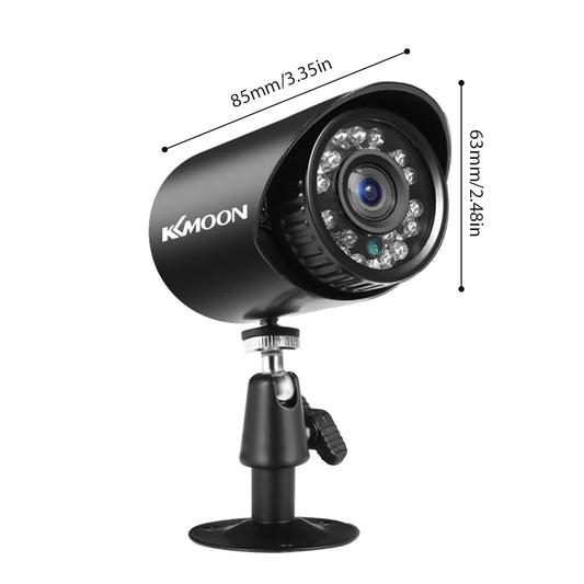 4pcs Full High Definition 1080P 2MP Security Analog Cameras Weatherproof CCTV Surveillance Camera Night Vision Motion Detection