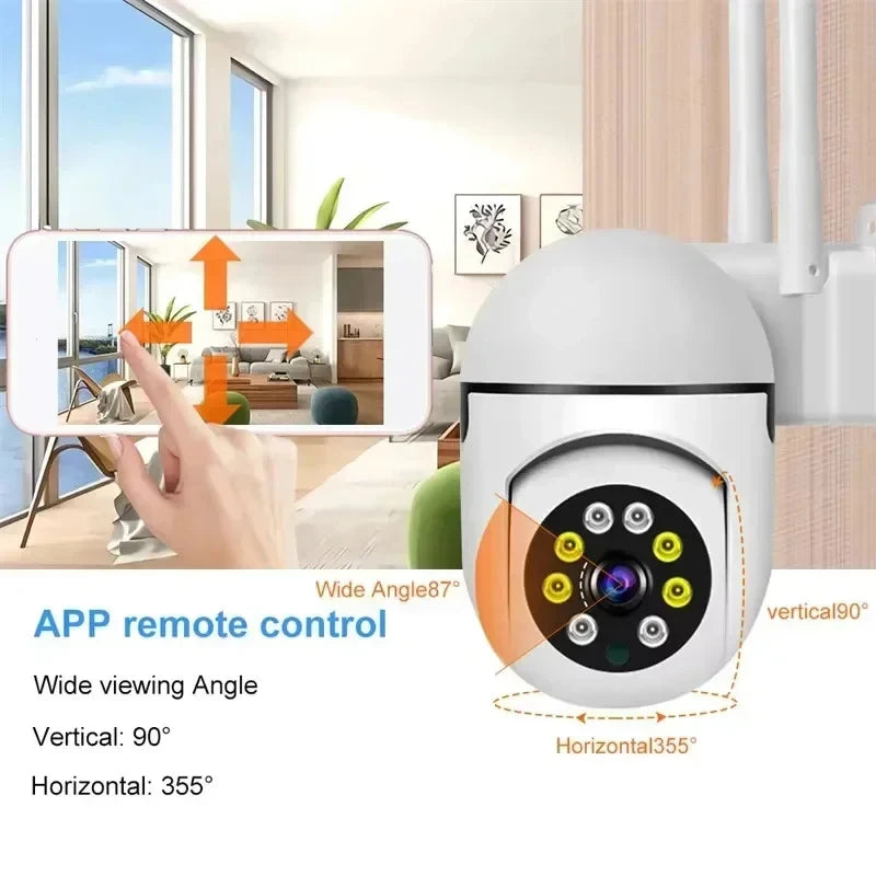 2MP Tuya Wifi IP Camera Smart Home Surveillance Camera HD 1080P Security Video Surveillance Supprt Two Way Audio Mobile Motion