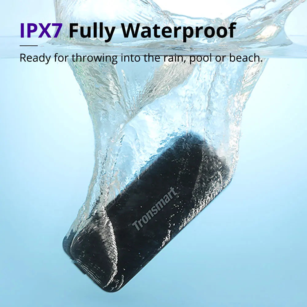 2025. T2 Plus Bluetooth 5.0 Speaker 20W Portable Speaker 24H Column IPX7 Soundbar with NFC,Voice Assistant,Micro SD