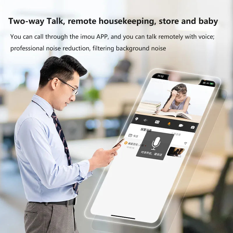 IMOU Ranger SE 4MP 4X Digital Zoom AI Human Detect Camera Baby Security Surveillance Wireless ip CCTV Indoor 4MP Camera
