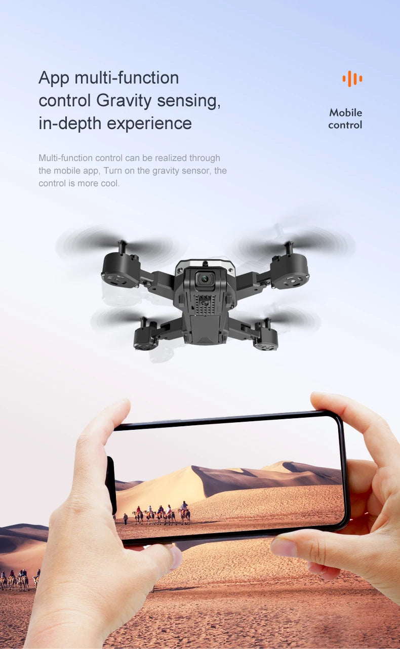 KBDFA New G6 Professional Foldable Quadcopter Aerial Drone S6 HD Camera GPS RC Helicopter FPV WIFI Obstacle Avoidance Toy Gifts