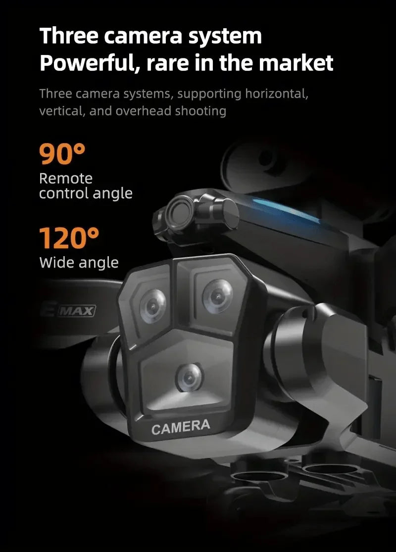 C10 RC Drone 4K Professional Three Camera HD Obstacle Avoidance Dron Wifi FPV Quadcopter Remote Control Aircraft Helicopter Toys