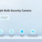 Jennov Light Bulb Security Camera, 360°/2k HD Wireless Camera, Wi-Fi Light Socket Camera for Indoor&Outdoor Home Security