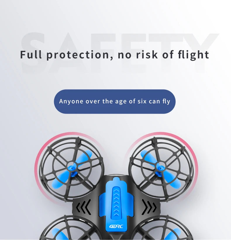 New V18 Mini Drone Headless Mode RC Dron 360° Flip Height Keep Drones Helicopter Remote Control Quadcopter Kids For Kids Gifts