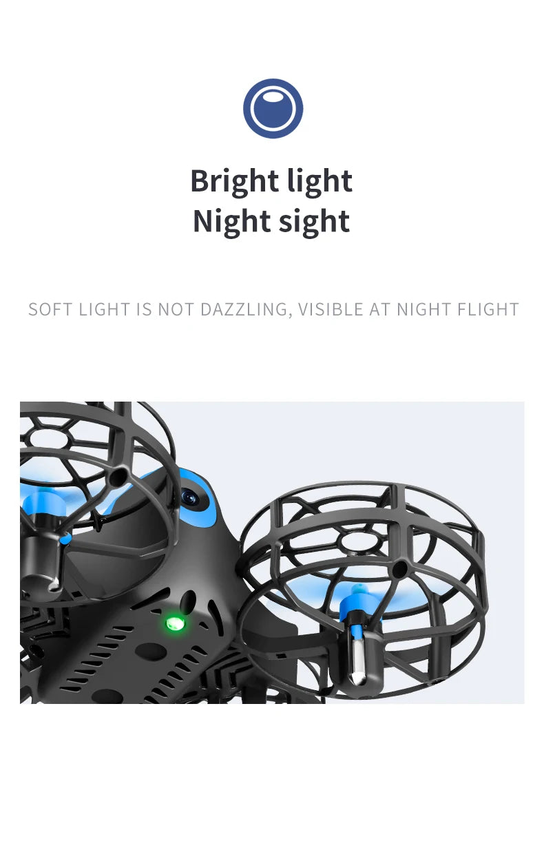 New V18 Mini Drone Headless Mode RC Dron 360° Flip Height Keep Drones Helicopter Remote Control Quadcopter Kids For Kids Gifts
