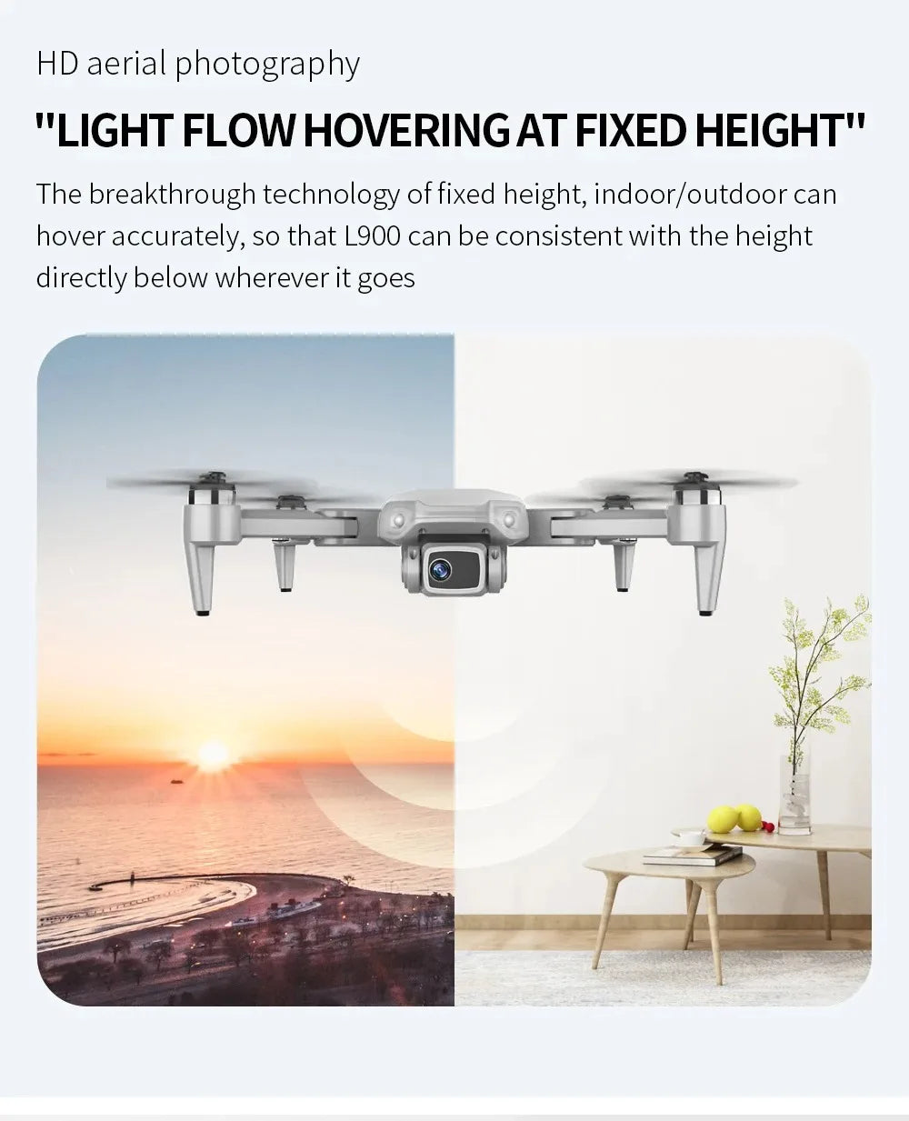 Drone L900 Pro 4K Professional 5G GPS HD Dual Camera Photography Brushless Foldable Quadcopter RC Distance 1.2KM Drones Toys