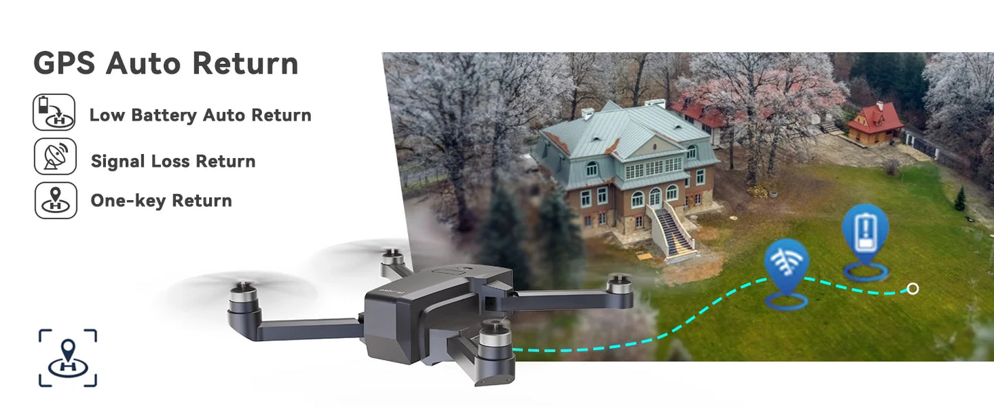 TT36 GPS RC Drone With 4K Camera 5GHz WIFI FPV Optical Flow Positioning Quadcopter Brushless Motor Remoted Control Drones C0