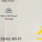BoyKeep Surveillance Camera 3MP 5/2.4GHz WiFi Indoor Home Security Mini IP Smart Family CCTV Pet Camera Video Monitor 24/7  K10