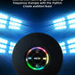 Portable Bluetooth Audio Ipx4 Waterproof Led Lights Bathroom Outdoor Large Suction Cup Can Be Adsorbed Wall Speaker