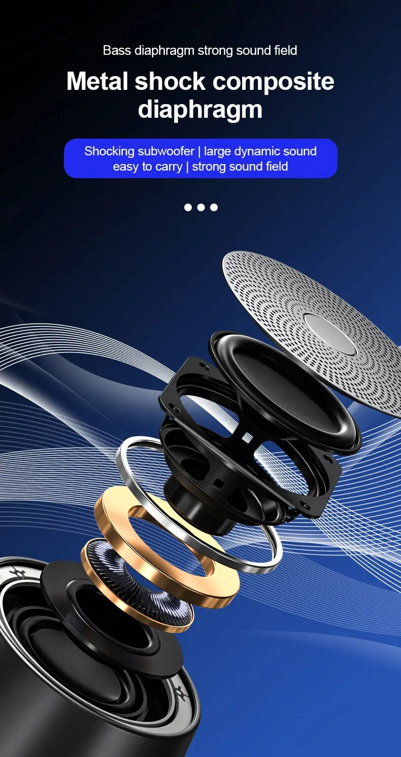 al Lenovo K3 Pro Bluetooth V5.0 Speaker Big Audio With Deep Bass Sound Outdoor Soundbox Music Portable Camping Loudspeaker