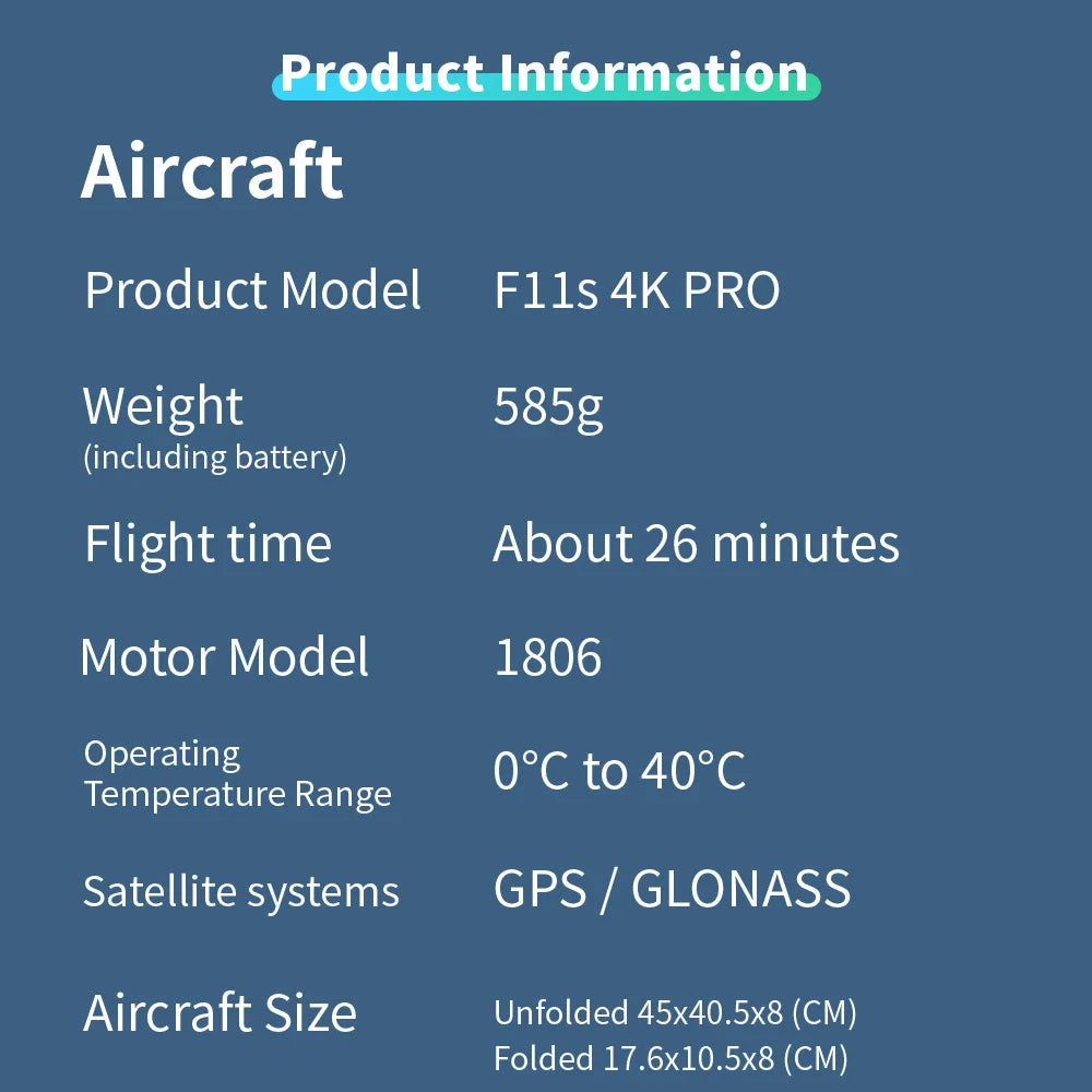 SJRC F11S 4K Pro 3KM Drone 4K Profesional GPS Dron With Camera Foldable 2 Axis Stabilized Gimbal 5G WiFi FPV Drones Ship from US
