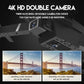 E88Pro 4K FPV Drone Foldable RC Helicopter with 1080P Dual HD Camera WiFi Height Hold for Professional Aerial Photography
