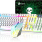MAMBASNAKE x KUIYN T6 Wired Gaming Keyboard and Mouse Combo with Rainbow LED Backlight