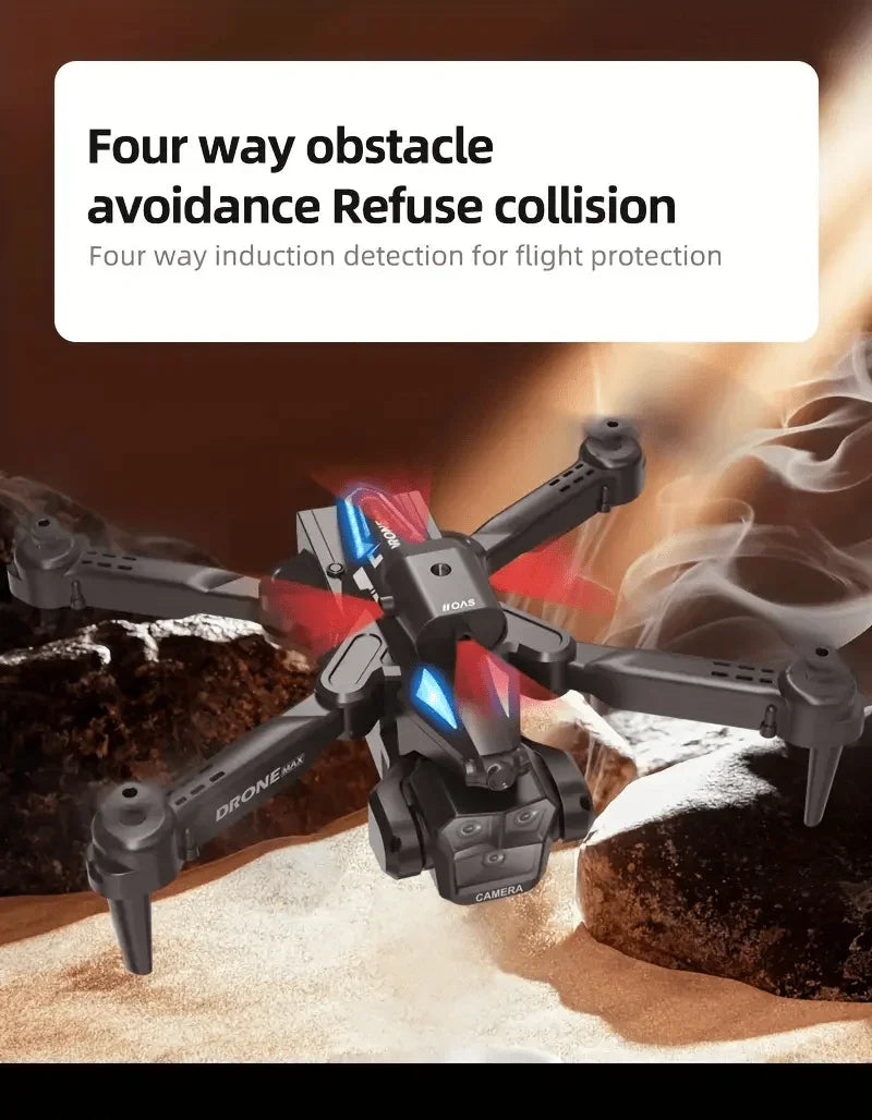 C10 RC Drone 4K Professional Three Camera HD Obstacle Avoidance Dron Wifi FPV Quadcopter Remote Control Aircraft Helicopter Toys