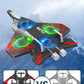 NEW CZ01 RC Remote Fighter Plane Quadcopter Foam Aircraft Shatterproof Long Endurance Drone Children's Toys Gift Drones