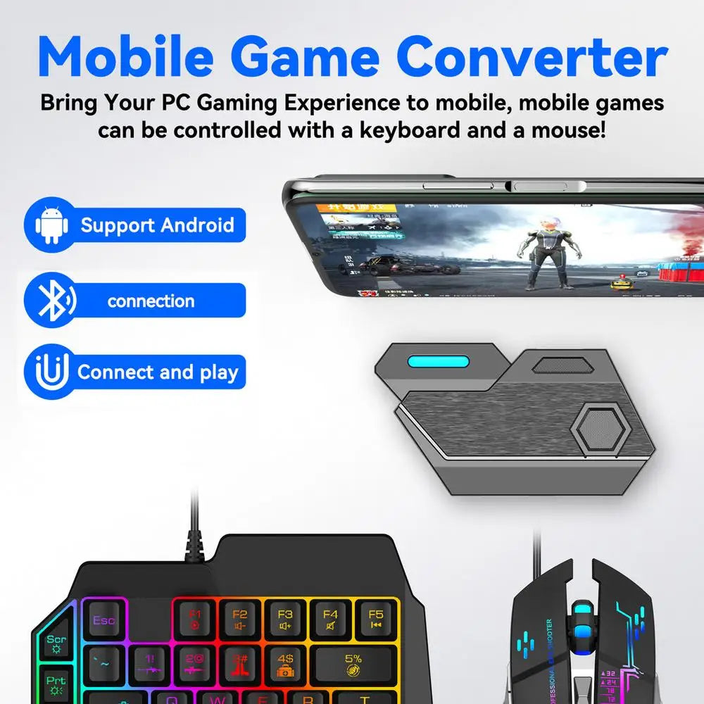 God Throne Eat Chicken Artifact IOS Tablet / Peripheral Phone Mobile Game Keyboard And Mouse Gamer Mice Keyboard