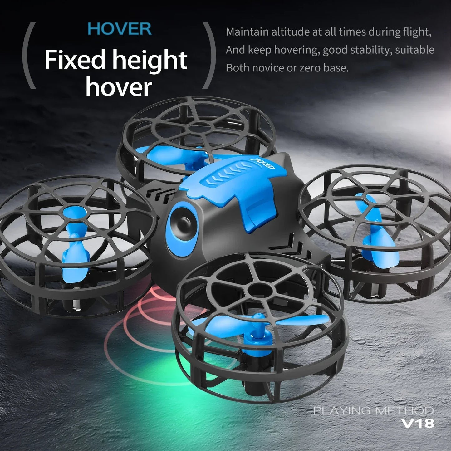 New V18 Mini Drone Headless Mode RC Dron 360° Flip Height Keep Drones Helicopter Remote Control Quadcopter Kids For Kids Gifts