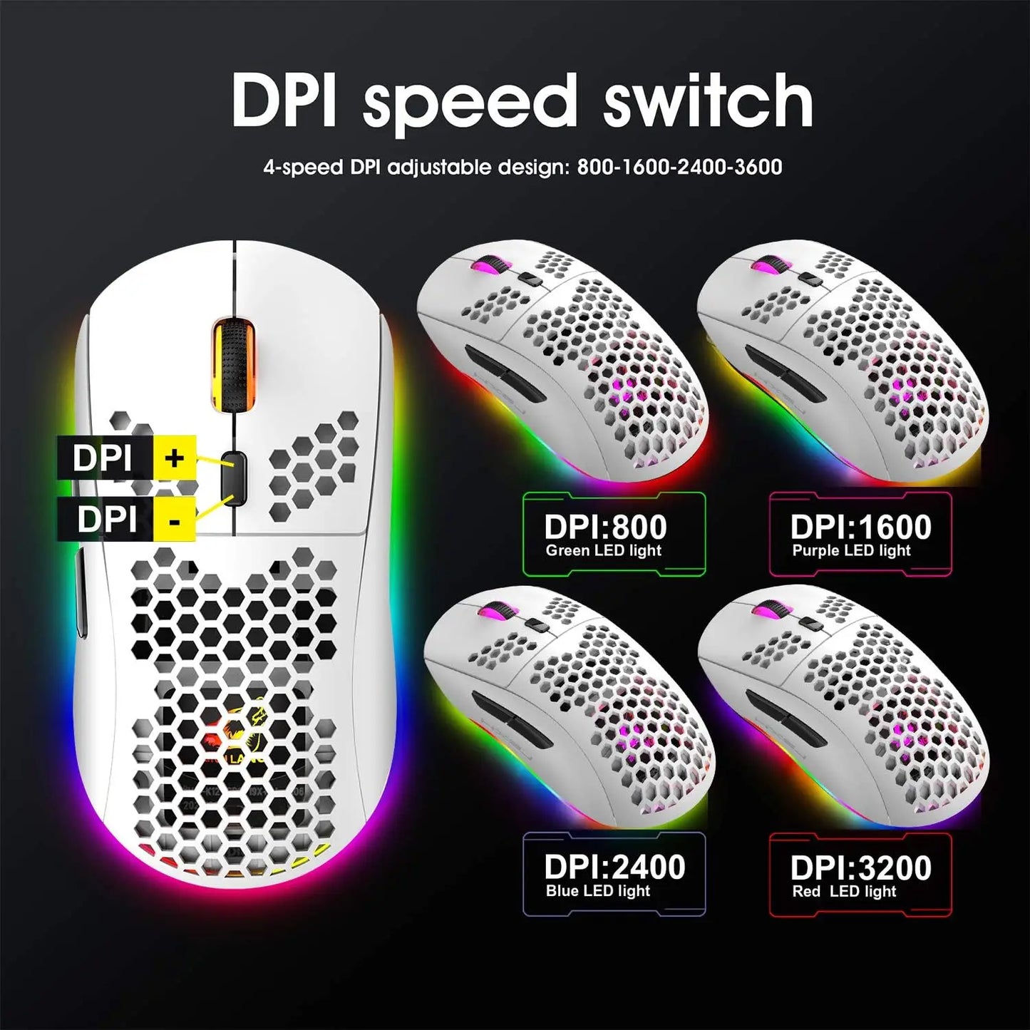 MAMNASNAKE L500 Wireless Gaming Keyboard and Mouse Combo, Mechanical Feeling Keyboard with Bluetooth 5.1&2.4G Wireless Dual Mode