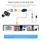 4pcs Full High Definition 1080P 2MP Security Analog Cameras Weatherproof CCTV Surveillance Camera Night Vision Motion Detection