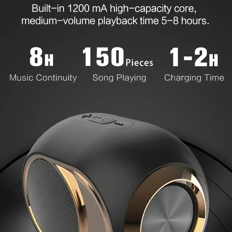 Portable Wireless Speaker Bluetooth Waterproof Speaker TWS Stereo Speaker 3D Bass Speaker with Hands Free Call Audio Accessories