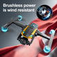 2024 M8Pro RC Drone 4K Professinal With 1080P Wide Angle HD Camera Foldable Helicopter WIFI FPV Height Hold Gift Toy