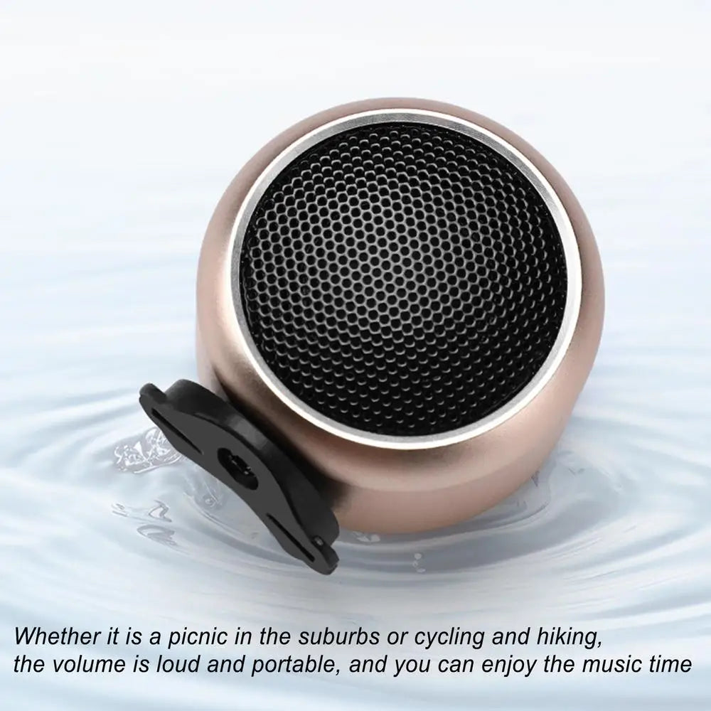 Portable Motorcycle Speaker Small Traveling Wireless Speaker Waterproof Cycling Stereo Speaker Loud Sound Shower Wireless