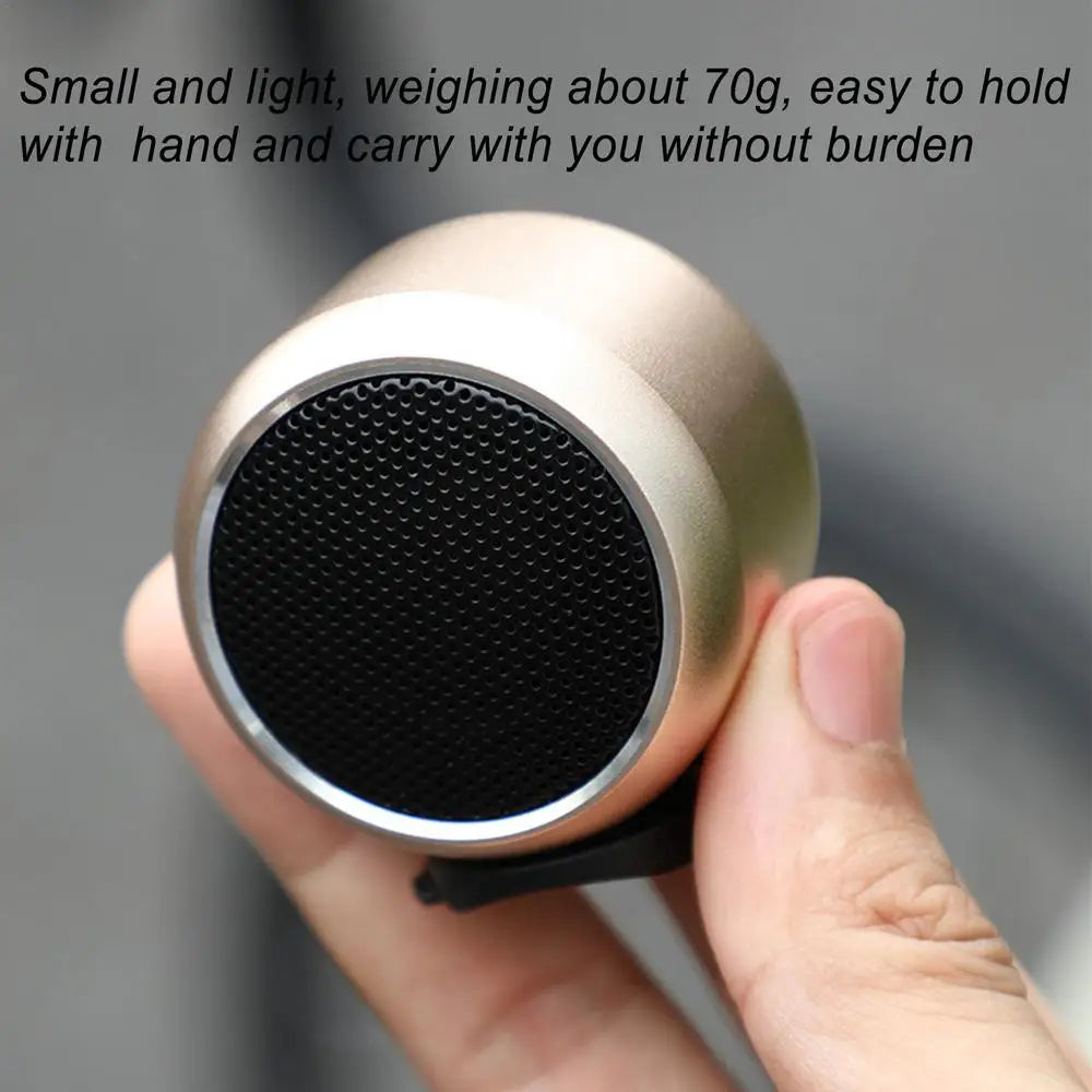 Portable Motorcycle Speaker Small Traveling Wireless Speaker Waterproof Cycling Stereo Speaker Loud Sound Shower Wireless