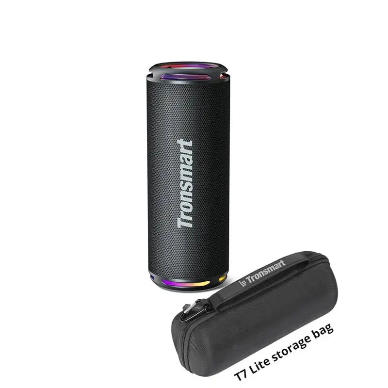 Top. Tronsmart T7 Lite Bluetooth Speaker Enhanced Bass Portable Speaker with 24H Playtime, APP Control, IPX7 Waterproof for