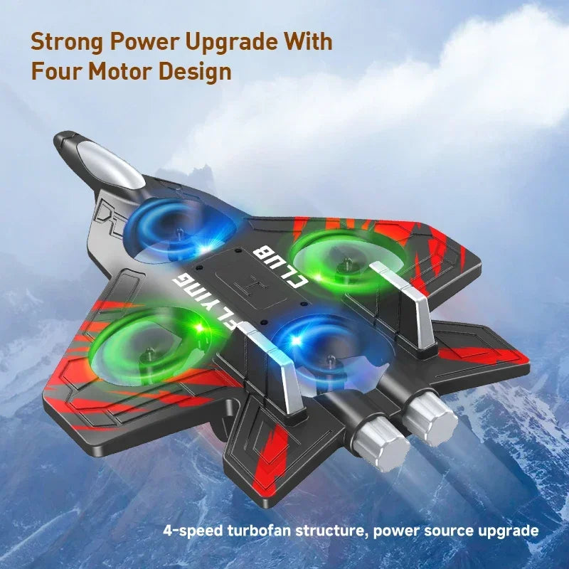 NEW CZ01 RC Remote Fighter Plane Quadcopter Foam Aircraft Shatterproof Long Endurance Drone Children's Toys Gift Drones