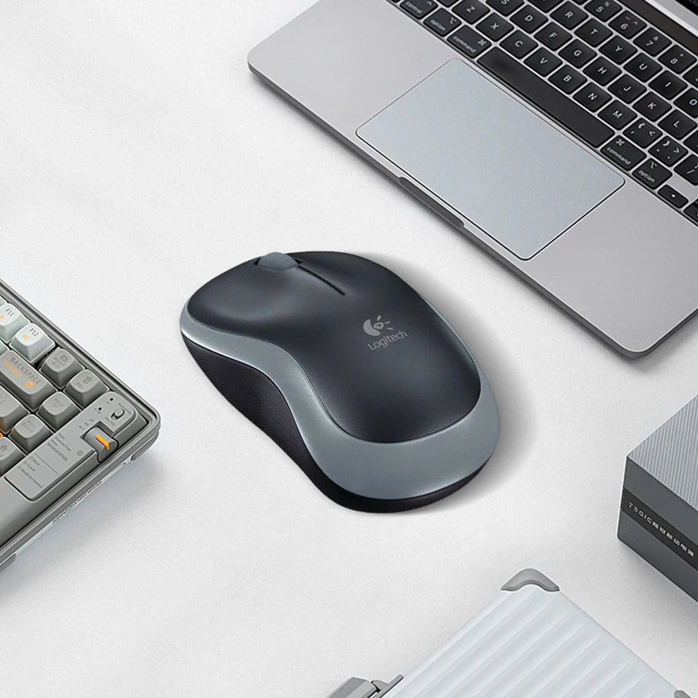 Logitech MK270 Wireless Keyboard Mouse Set Office 2.4G Computer 104 Keys Full Size Keyboard with USB Receiver 1000dpi for PC