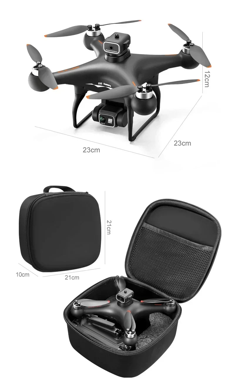 The New S116 MAX Drone with Powerful Brushless Motors, Dual Cameras and Long Battery Life Is The Perfect Gift for Beginners!