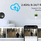 Jennov Light Bulb Security Camera, 360°/2k HD Wireless Camera, Wi-Fi Light Socket Camera for Indoor&Outdoor Home Security