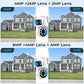 8MP 4K Outdoor Wifi Security Camera Dual Lens Dual Screens Video Surveillance Camera Home Smart Human Detection ICSEE APP