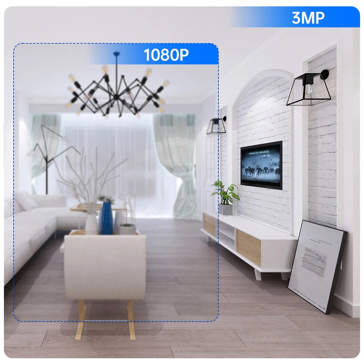 JOOAN 2K IP Camera Wifi E27 Bulb Surveillance Camera Home Auto Tracking Two Way Audio Security Baby Monitor Wireless CCTV Camera