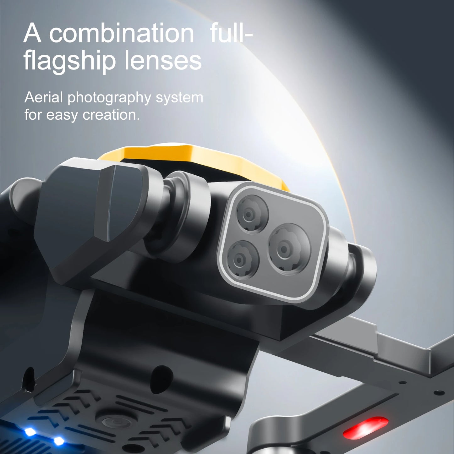 2024 M8Pro RC Drone 4K Professinal With 1080P Wide Angle HD Camera Foldable Helicopter WIFI FPV Height Hold Gift Toy