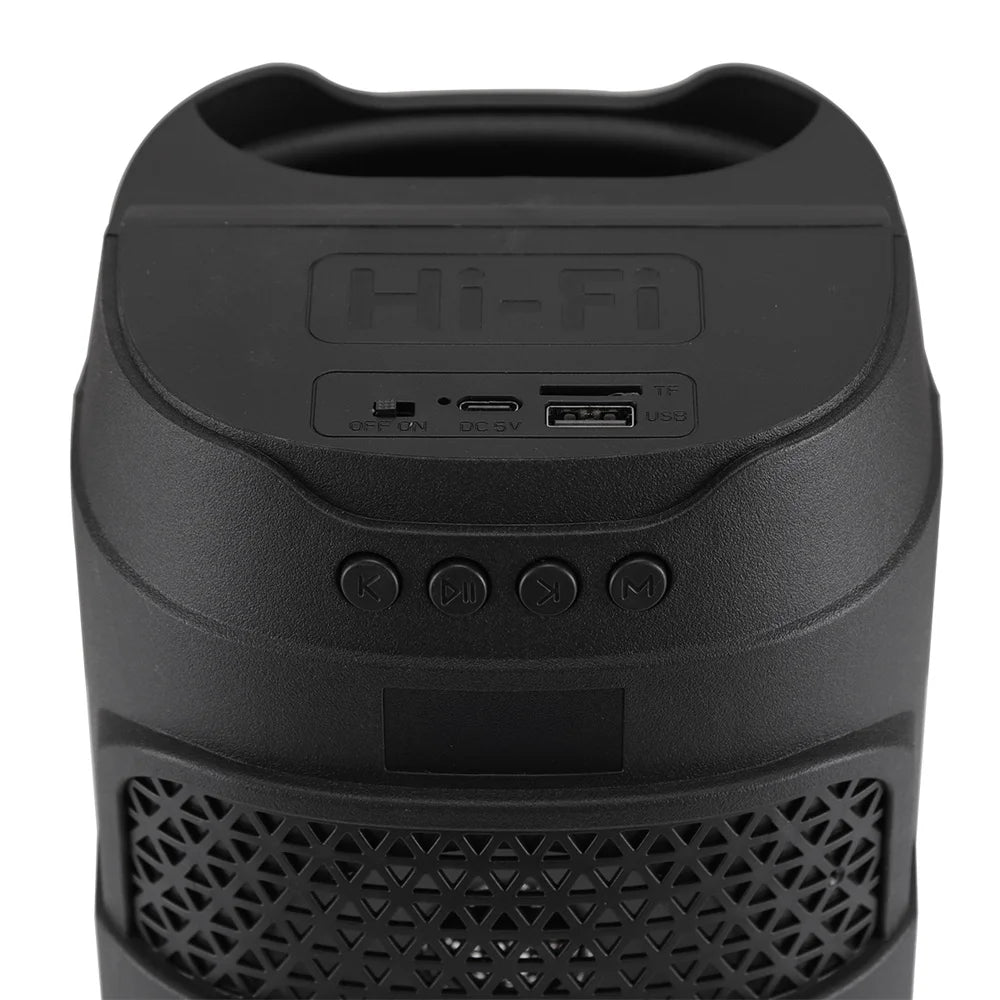 3000W Bluetooth Speaker Dual 4 inch Speaker Stereo Outdoor Portable Subwoofer 5.0 Wireless Speaker Led light Rechargeable