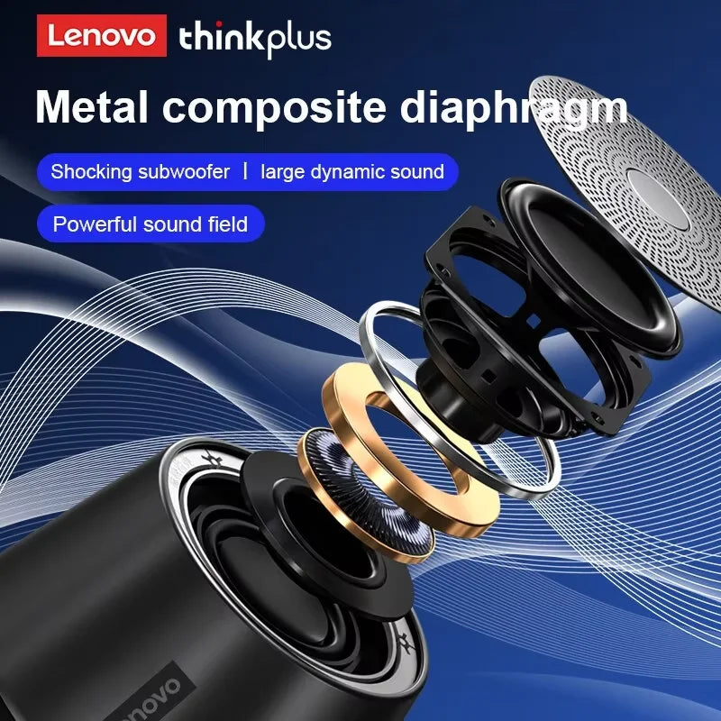 al Lenovo K3 Pro Bluetooth V5.0 Speaker Big Audio With Deep Bass Sound Outdoor Soundbox Music Portable Camping Loudspeaker