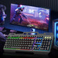 Wired Gaming Keyboard & Mouse Combo Set with Backlight Mechanical Feel Keyboard Mouse  Laptop  Computer Game and Work