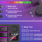 Wireless Gaming Keyboard and Mouse Combo, 12 RGB Backlit Rotary Knob, 4000mAh Battery,Mechanical Feel Keyboard and Quiet Mouse