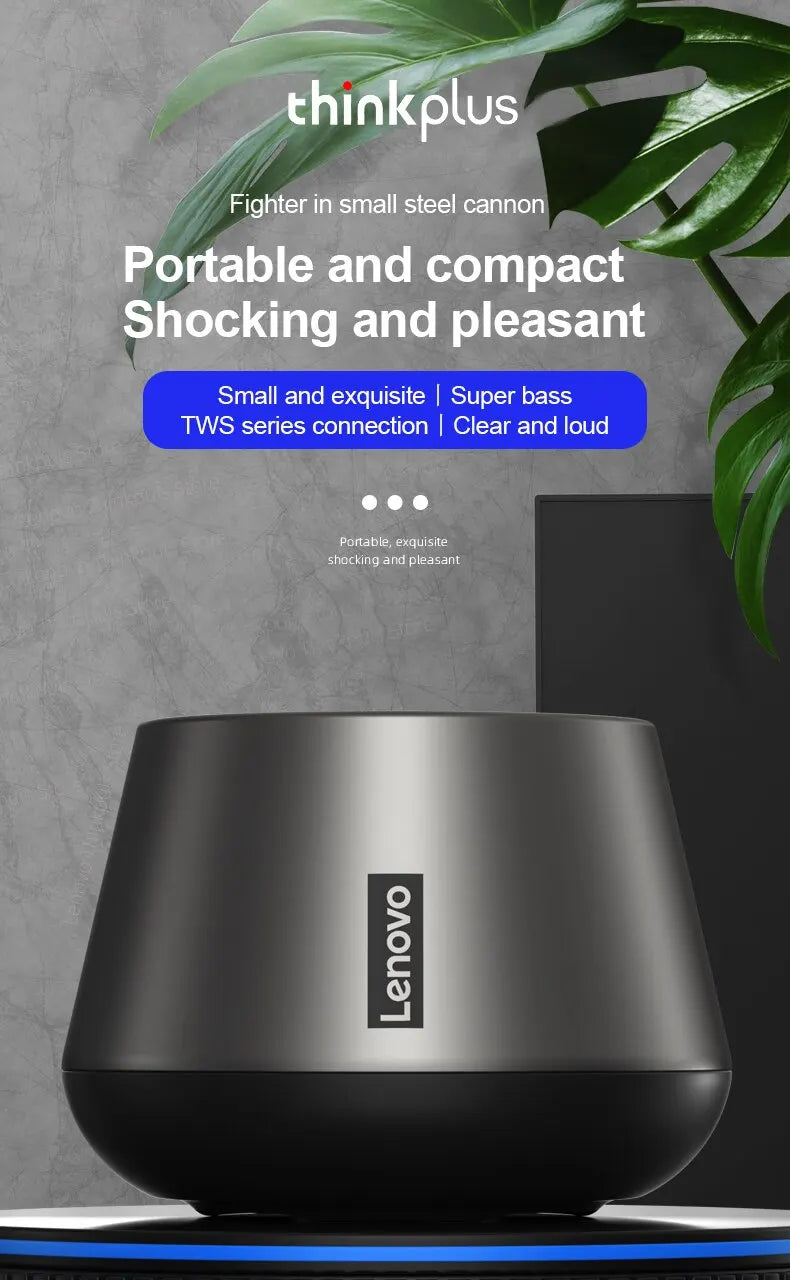 al Lenovo K3 Pro Bluetooth V5.0 Speaker Big Audio With Deep Bass Sound Outdoor Soundbox Music Portable Camping Loudspeaker