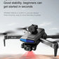 New D6 8K Drone Professional HD Dual Camera Optical Flow Localization Obstacle Avoidance WIFI FPV RC Foldable Quadcopter Toys