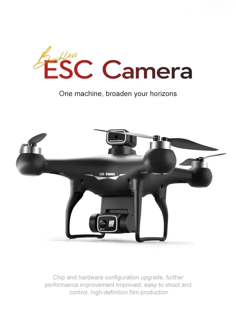 The New S116 MAX Drone with Powerful Brushless Motors, Dual Cameras and Long Battery Life Is The Perfect Gift for Beginners!