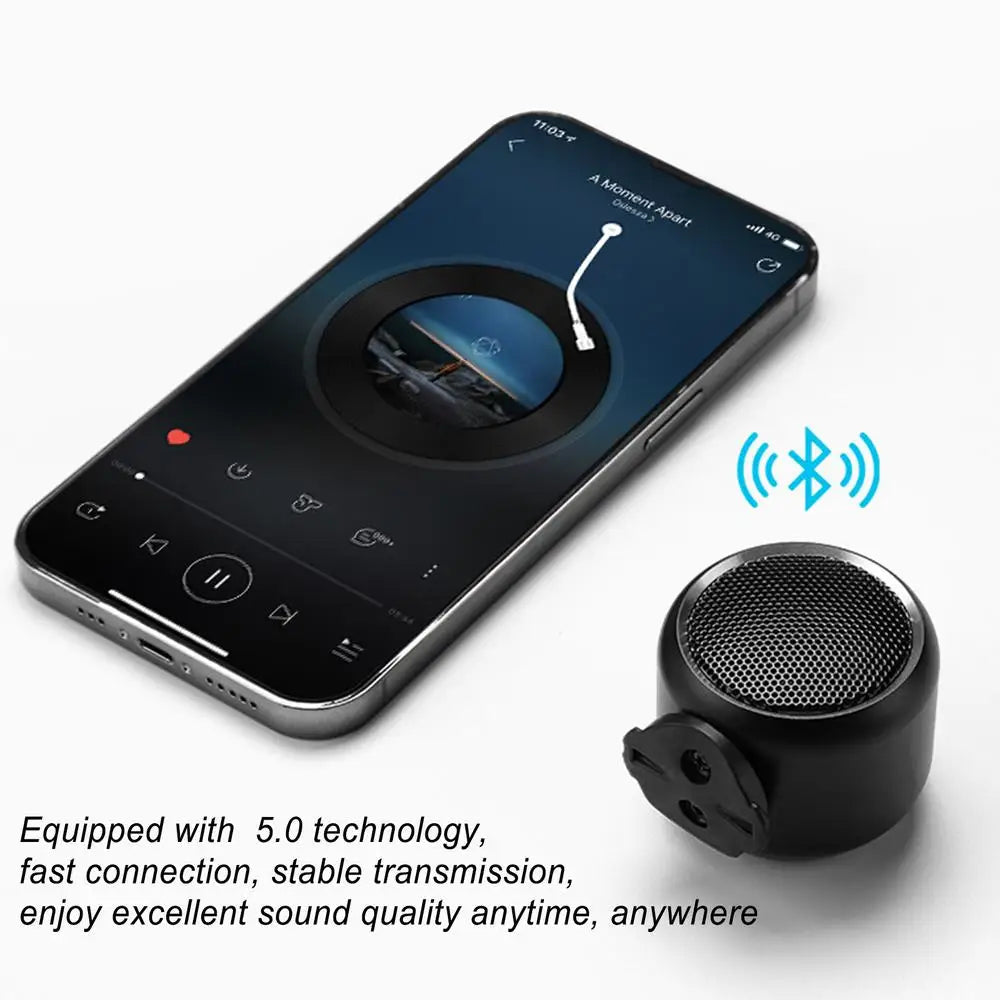 Portable Motorcycle Speaker Small Traveling Wireless Speaker Waterproof Cycling Stereo Speaker Loud Sound Shower Wireless
