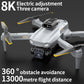 KBDFA P1 RC Drone Profesional Dual HD Camera Aerial Photography FPV Helicopters Obstacle Avoidance Foldable RC Quadcopter Toys