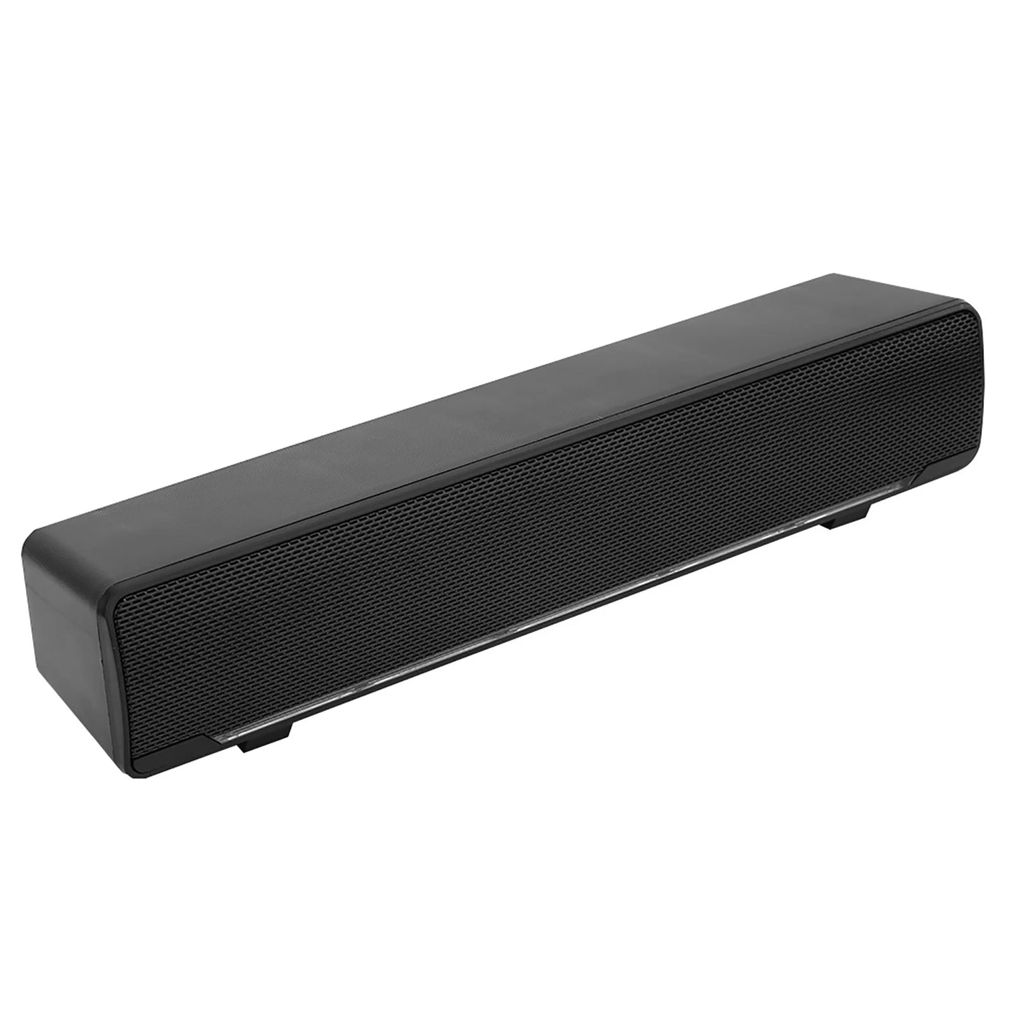USB Wired Soundbar USB Wired Stereo Soundbar Music Player Bass Surround Sound Box 3.5mm Input for PC Cellphones Stereo Soundbar