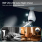 JOOAN 2K IP Camera Wifi E27 Bulb Surveillance Camera Home Auto Tracking Two Way Audio Security Baby Monitor Wireless CCTV Camera