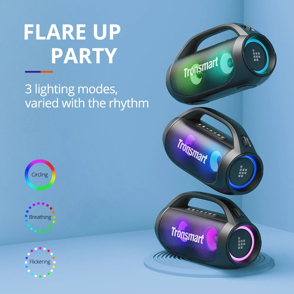 2025! Tronsmart Bang SE Speaker Powerful Portable Speaker with Bluetooth 5.3, Portable Handle, 24-Hour Playtime, for Party,